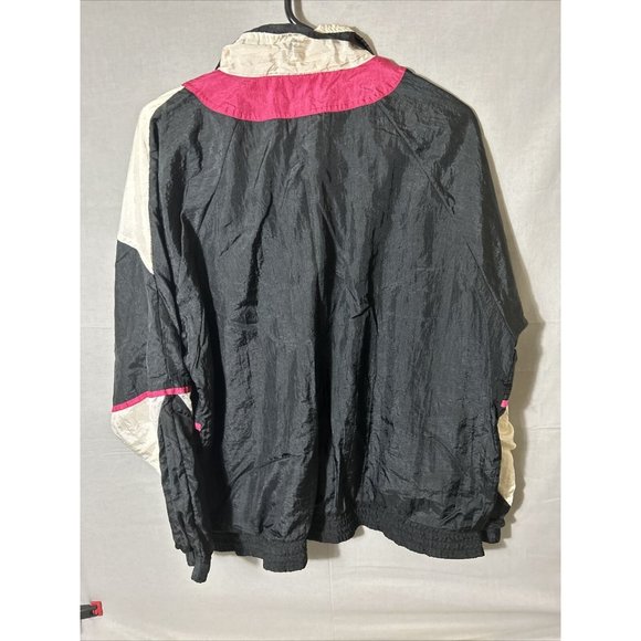 Bolo Spirit Vintage 80's retro Windbreaker Jacket Women Shirt Nylon Outer shell - Picture 5 of 5